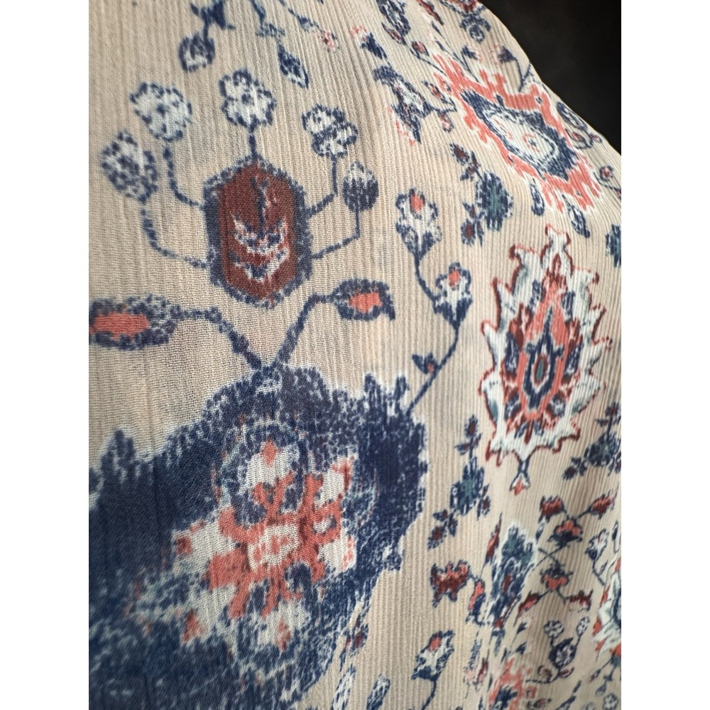 Anthropologie Maeve Top Size 6 Top‎  Floral Boho V Neck Cottage Crochet Lace - Picture 8 of 9